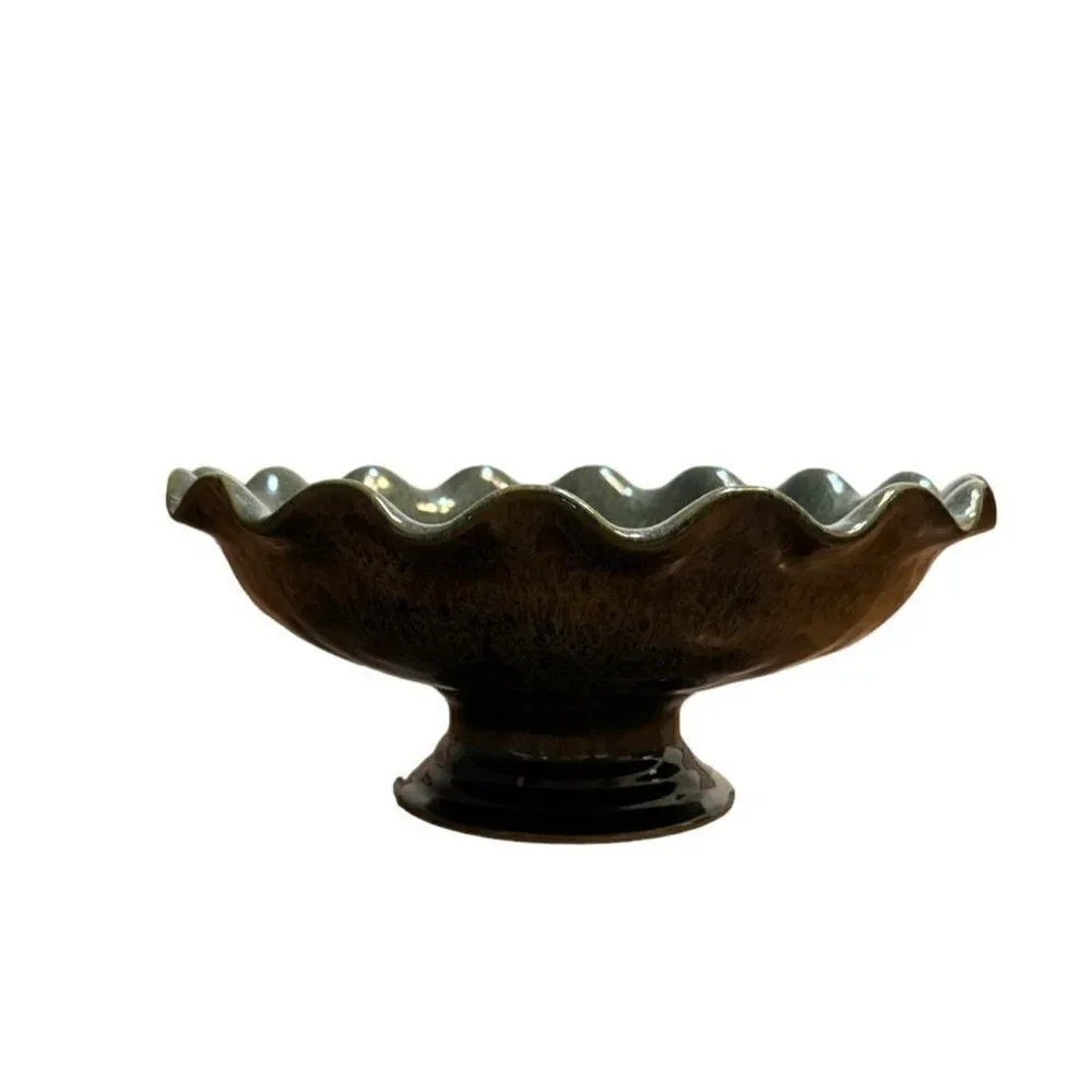 Fruit bowl Salad bowl dark green multi functional
